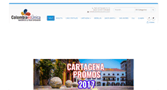 Desktop Screenshot of colombiaesunica.com